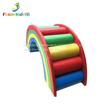 Kids Indoor Soft Play Rainbow Bridge Climbing Toy photo-2