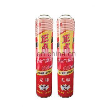 China empty aerosol tin can for insecticide spray 750ml