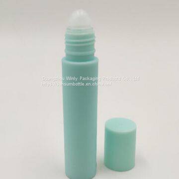 Mini Size Mint Green Plastic Lipstick Tube Bottle with Roll Ball