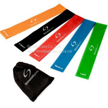 Colorful 5pcs 100% Natural Latex Resistance Bands for Strength Training photo-2