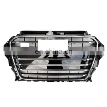 S3 Style Grille Front Hood Bumper Vent Grill 2014 2015 2016 NEW For Audi A3 S3