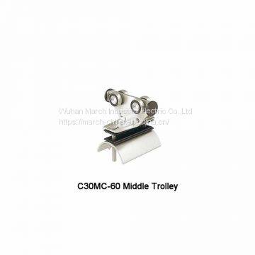 March Electrical Equipment Supplies C-Track Cable Slide Trolleys C-Rail Track Flat Cable Festoon System photo-2