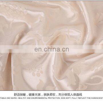 Plain Polyester Jacquard Satin Fabric Fashion photo-6
