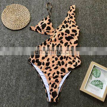 Cut Out Patchwork Hollow Swimsuit String Bikini Push Up Swimwear Bathing Suit Women Bra Maillot Une Piece Monokini