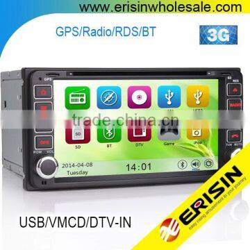 Erisin ES7603M 7" Car Stereo DVD GPS Navi System for Vios 2003