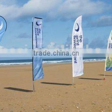 outdoor advertising flying teardrop flag banners