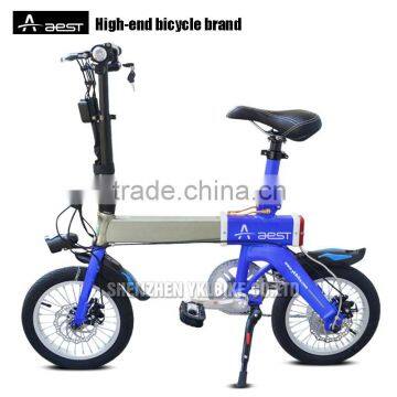 Aldut Electric Bike for Sale , Folding E Bike, 250W 15KG Light Weight Eletctric Bicycle photo-2