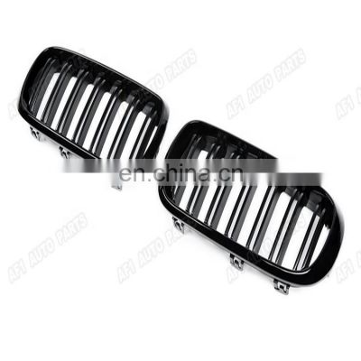 Glossy Gloss Black Front Kidney Grill Grille  For 2019 X5 F15