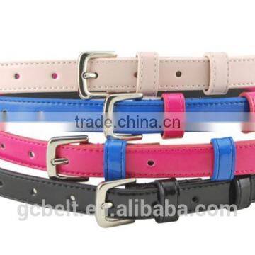 ladies and woman new garments dressy shinny PU fashion belt