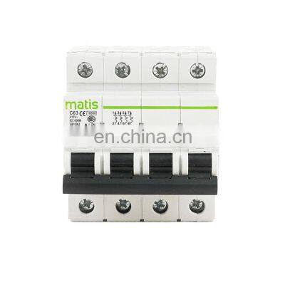 Wholesale and Customizable High Quality Matis MM50H-4P MCB 230V 50/60hz Circuit Breakers photo-3