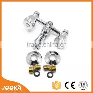 Dual handle chrome bath shower faucet wholesale