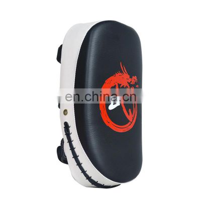 Durable curved Thai kickboxing paddle boxing mat kick foot focus mat training equipment custom logo