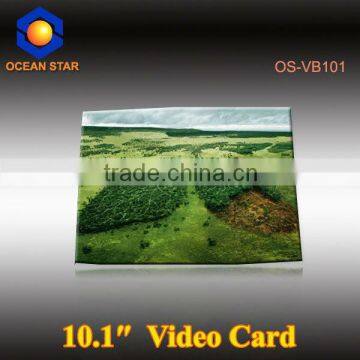 Top Quality Touch Screen Custom Special Advertising 10.1" Inch Video Card Popular Video Brochure Card