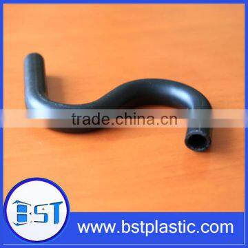 Custom-made factory price black S shaped PVC curved tube