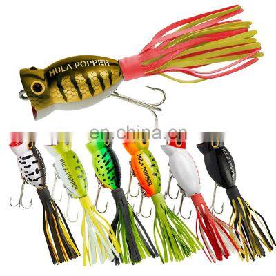 Best quality popper fishing lure 50mm/11g 10 colors floating fishing lure wholesale