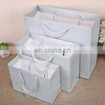 Custom printing shopping apparel gift paper pack luxury cloth packaging paper bag