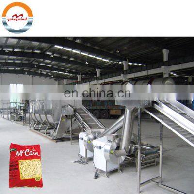 Automatic frozen french fries production line cheap price for sale