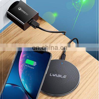 15W Fast Wireless Charger Pad Wireless Charger Compatible Mobile Phone Portable Charger