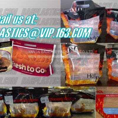 ROTISSERIE CHICKEN BAGS, MIRCOWAVE POUCH, HOT ROAST BAG, FRESH FRUIT VEGETABLE PACKAGING, CHERRY PAC photo-2
