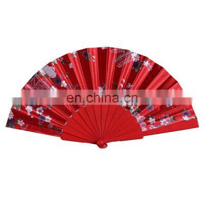 Silk Bamboo Folding Hand Fans from Vietnam/High Quality Folding Hand Fans Custom Print