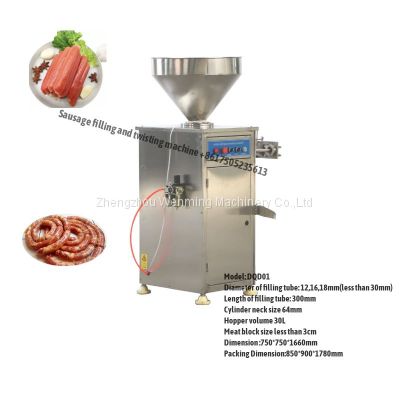 Sausage filling machine-Sausage Stuffer machine with twister function-Sausage making machine