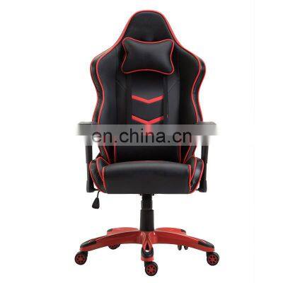 Factory Cheap Price High Back PU Leather Adult RGB Racing Computer PC Gamer Chair Gaming Chairs Parts With LED