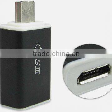 Colorful micro usb adapter for Samsung Galaxy S3