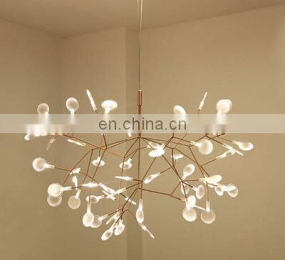 Chandelier Stylish Tree Branch Chandelier Sputnik Firefly Adjustable Indoor Hanging LED Ceiling Light photo-3