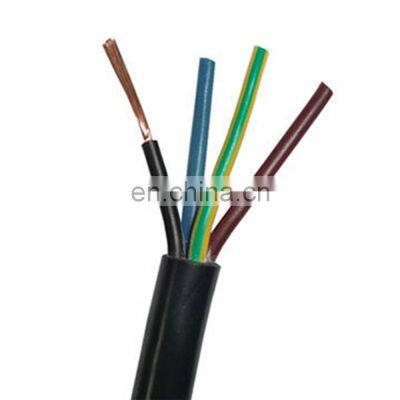 Factory Wholesale Price 4 Core 4mm Pvc Cable Copper Multi Core Control Cable Pvc Flexible Cable