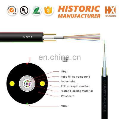 CCTV Cable Uni Tube Non-Armored Single Mode 8 Core Optical Fiber Cable GYFXY photo-4