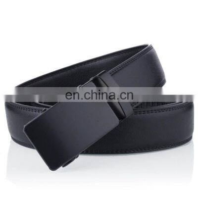 Genuine leather belt for men automatic buckle ratchet wholesale customized flexible hot sale OEM ODM