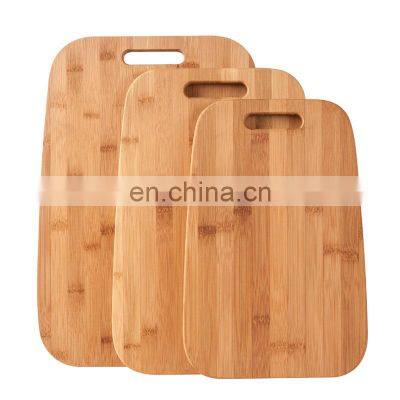 Amazon Besting Selling Can Engraving Eco-friendly High Quality Thin 3 Piece Bamboo Cutting Board Set