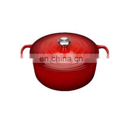 Kitchen Ware 4pcs Enamel Cast Iron Casserole Saucepan Pot Cookware Sets photo-4