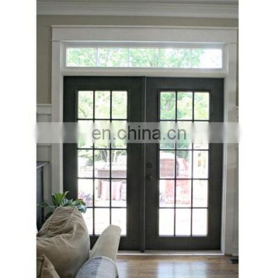 European Standard Double panels swing style aluminum casement doors