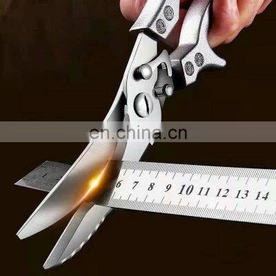 Kitchen Scissors Chicken Bone Scissors Chicken Duck Fish Cutter Shears Stainless Steel Scissors photo-2