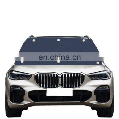 210X120CM Automobile Magnetic Sunshade Cover Car Windshield Snow Sun Shade Waterproof Protector Cover Car Front Windscreen Cover