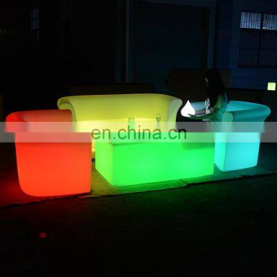 Decoration for Event Lighting Mobile Bar Furniture Counter Stool Cocktail Table Garden Event Outdoor Club Combined Led Chair photo-5