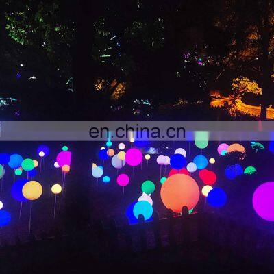 Pool Ball 400mm Moon Lights Ball USB Charging Floor Fairy Lights Restaurant Table Lamp Cold White Warm White LED Ball Light