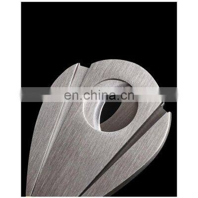 Factory Supply Desktop Engraved Manufacturer Logo Stainless Steel Scissors Luxury Custom Cigar Cutters photo-2