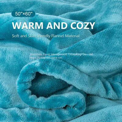 Super Warm Flannel Electric Blanket/ Wholesale Flannel Bedroom Electric Blanket/ Washable Electric Blanket/ photo-3