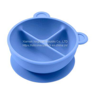 Custom Food Grade Baby Silicone Plate Set Best baby feeding set