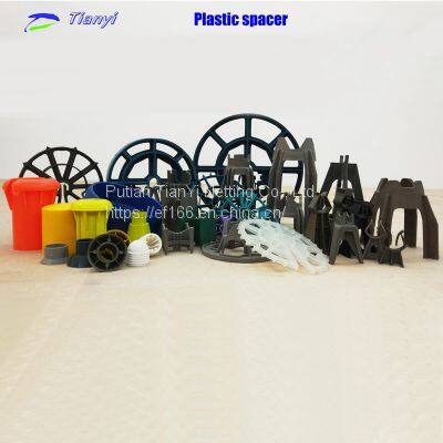 PE/PP 50/65mm Wheel Style Plastic Spacer Protective Layer of Reinforcing Steel Bar Applied in the Civil