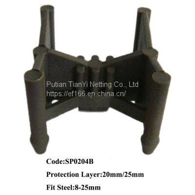 PP/PE 15mm Platform Plastic Spacer Protective Layer of Reinforcing Steel Bar Applied in the Civil