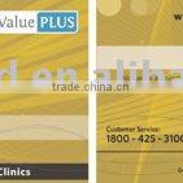 PVC business card/name card