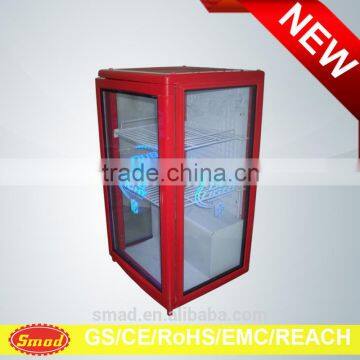 Three sides glass cooler /display showcases