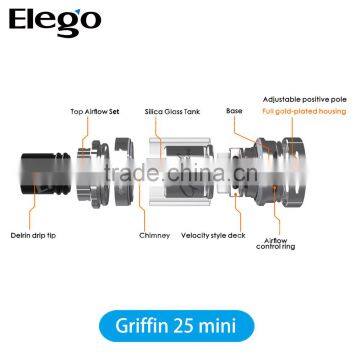 Elego Newest Coming Original Geekvape Griffin 25 Mini RTA Tank , Tsunami 24 Glass , Eagle Tank photo-6