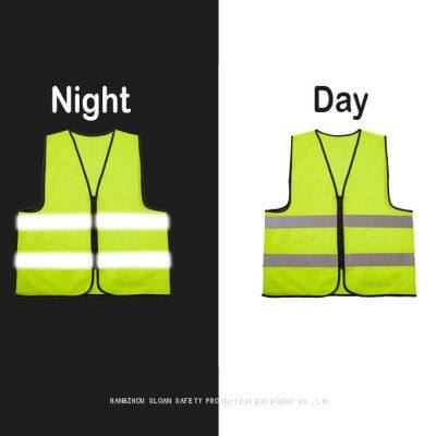 Wholesale Custom Logo Security Construction Work Safety Vest Reflective High Visibility Safety Vest photo-2