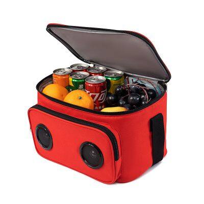 Easy-To-Use HG-Bags Insulated Picnic Cooler Bag Car Speakers Picnic Ice Pack Bluetooth Speaker For Camping Outdoor Activity