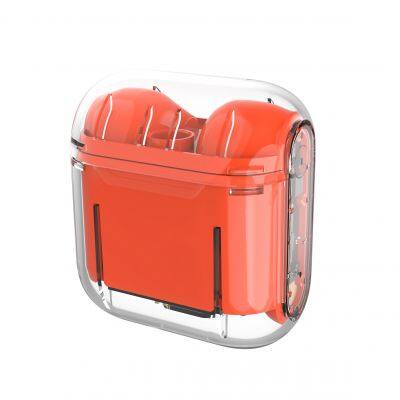 Transparent Tws Earbuds Stereo Mini Wireless Earphone With Charger Case Bluetooth Transparent True Earphones photo-2