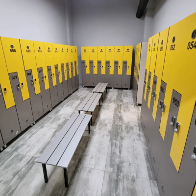 Custom Made Durable Gym School Parcel Locker Compact HPL Locker for Sale photo-3